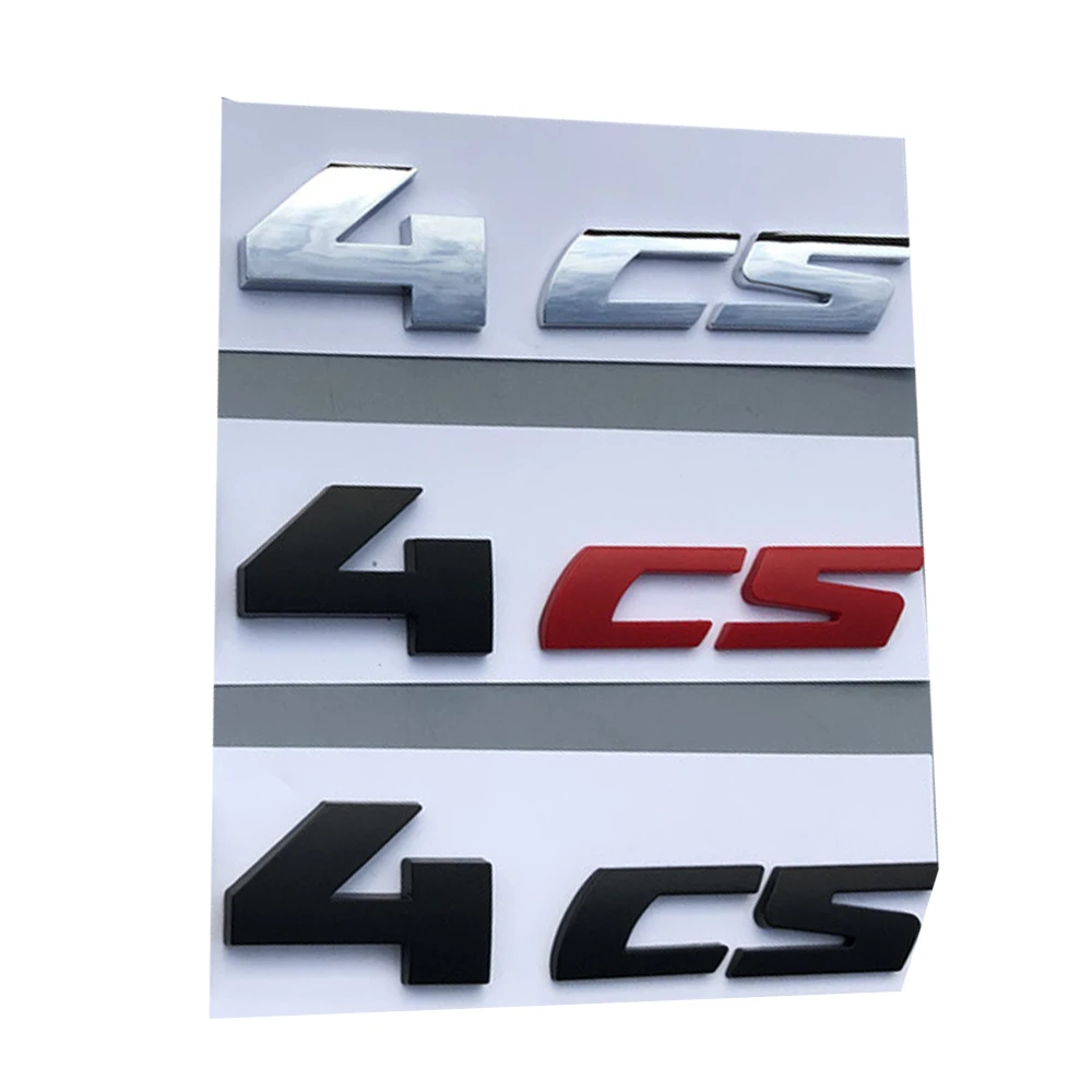 

Letter Number Emblem for CS M2cs M3cs M4cs Car Styling Refitting Rear Trunk Boot Lid Badge Sticker Chrome Glossy Matte Black Red