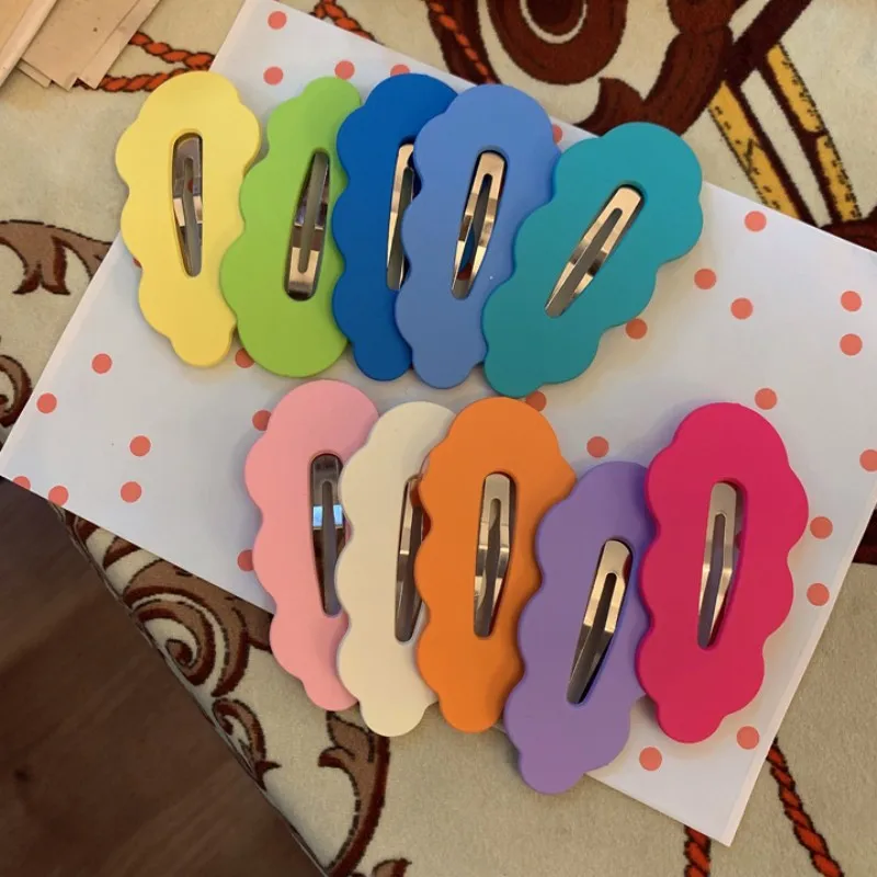 

Женские волнистые BB-зажимы 10 шт., милые аксессуары для волос