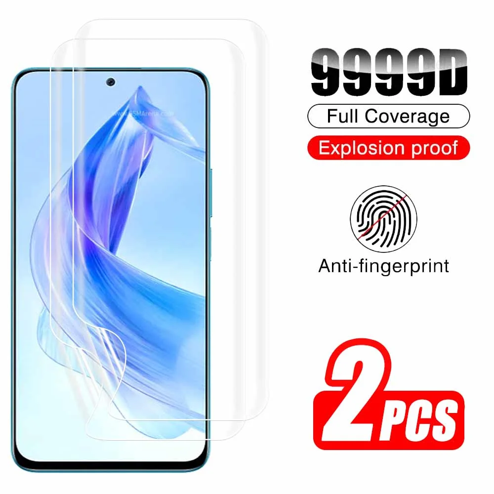 

Изогнутая Гидрогелевая пленка 999D для Honor 90 Lite, пленка для защиты экрана Honor 90 Lite, Honor 90 Lite, мягкая пленка, не закаленное стекло, 2 шт.