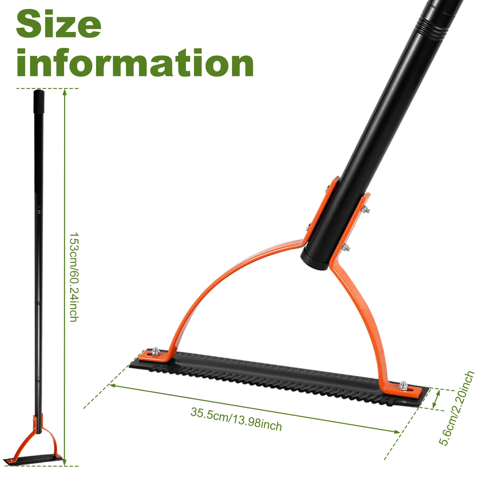 Ручной резак для сорняков с двузубыми стальными лезвиями бренд Toorise корпус из