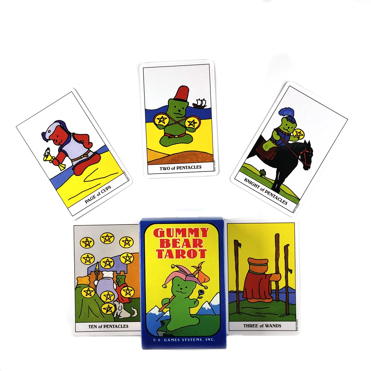 

Gummy Bear Tarot Cards Fortune Guidance Telling Divination Tarot Deck Board Game Card Game With PDF Guidebook