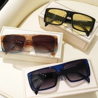 new rectangle sunglasses for men women vintage luxury brand designer y2k goggles summer festival shades glasses high quality t