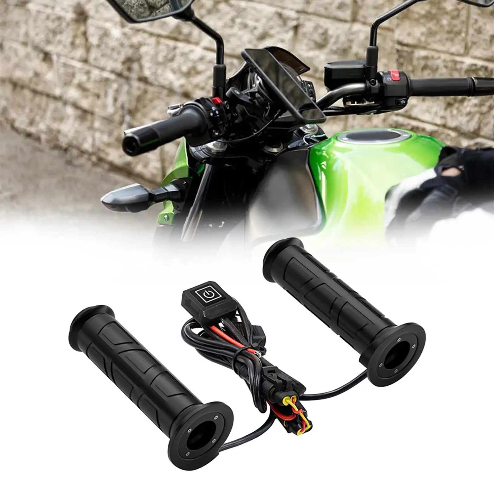 Мотоцикл ATV с подогревом накладка на руль зимние чехлы электрическим