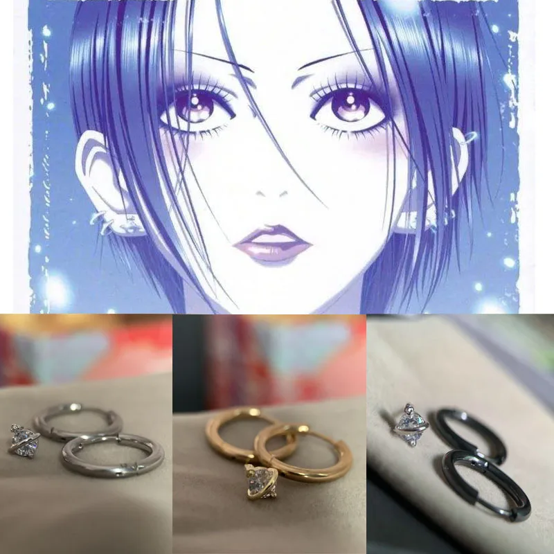 3 шт./компл. аниме Осаки Бана Косплей модные серьги-подвески со стразами в стиле