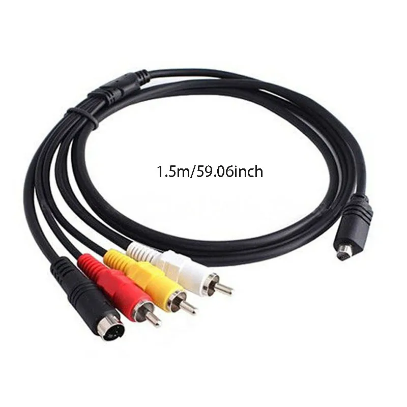 Фото AV RCA-кабель для передачи данных для цифровой камеры SONY VMC-15FS Соединительный провод для SONY DV Audio SVideo-шнур №4