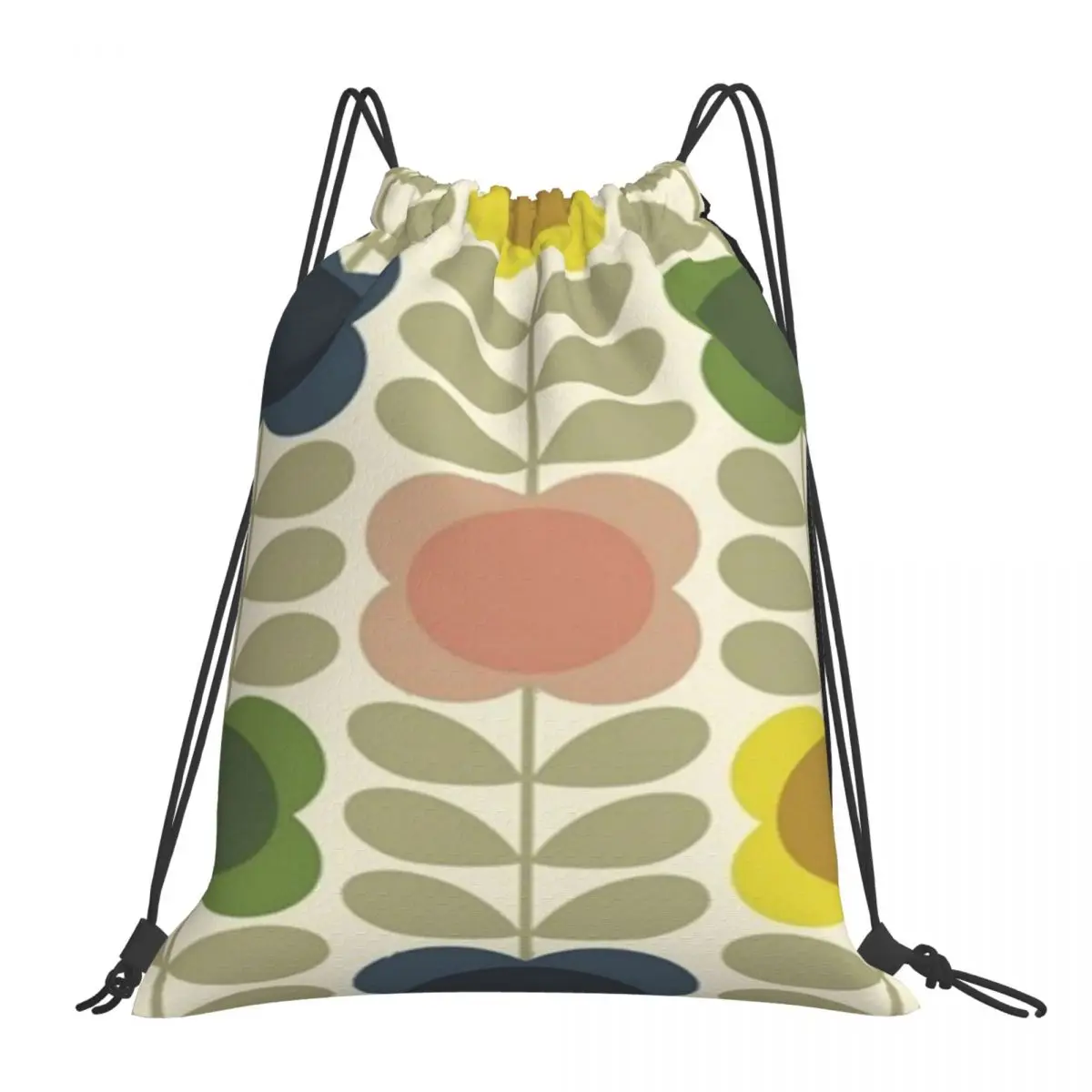 

Multi Stem Flowers, Colorful Flowers Backpacks Fashion Portable Drawstring Bags Drawstring Bundle Pocket Sports Bag Book Bags
