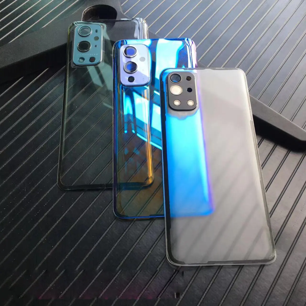 Прозрачная Задняя стеклянная крышка для OnePlus 9 Pro 9R Крышка батарейного отсека