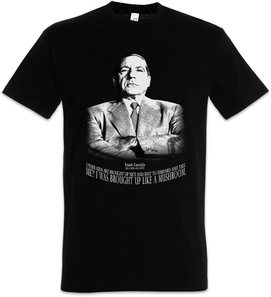 Футболка для мужчин и женщин Frank Costello хлопковая тенниска в винтажном стиле