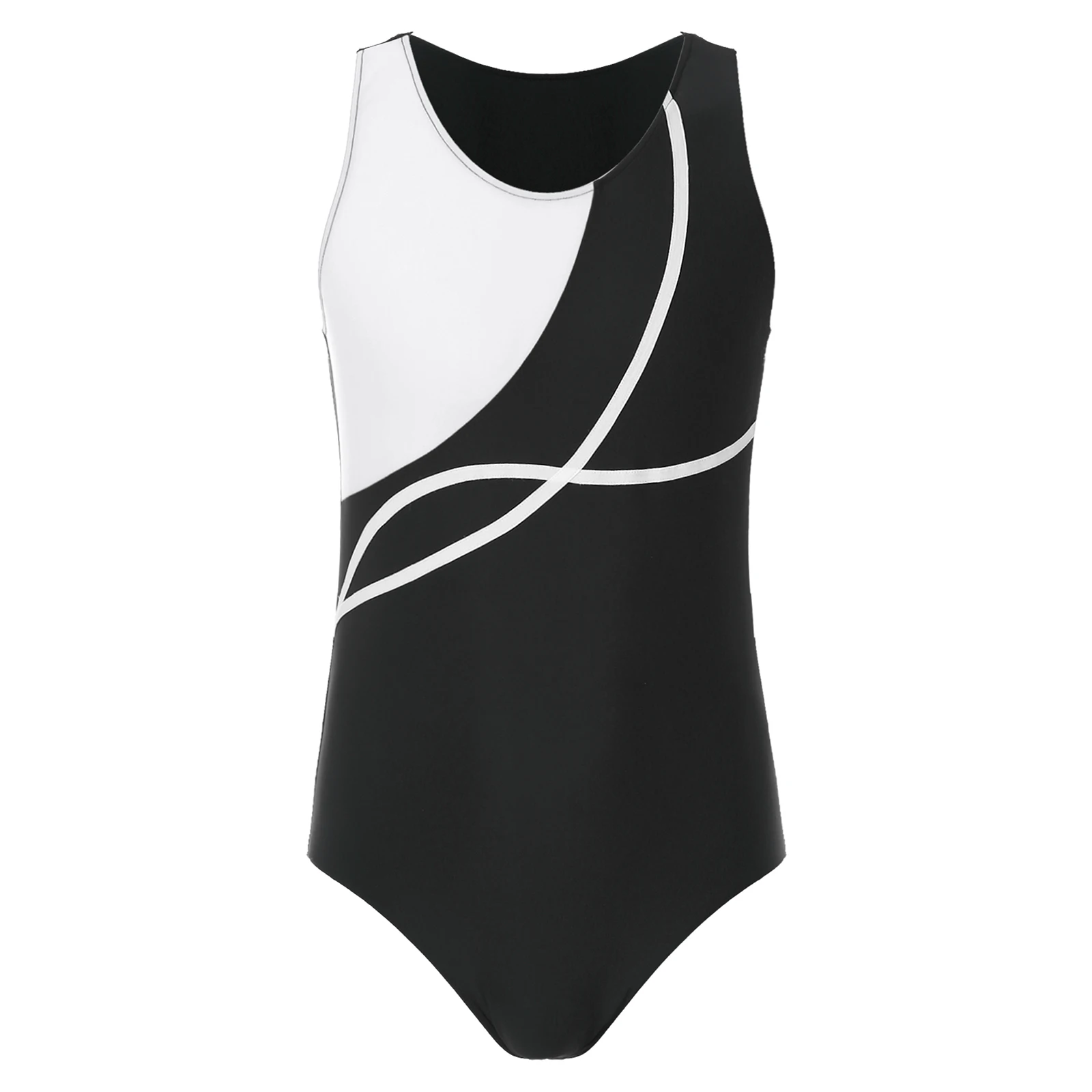 

Swimwear Mens Swimsuit Wrestling Singlet Bodysuit Gymnastics Swimming Suit Stretchy Sleeveless Leotard Beach Volleyball Fitness