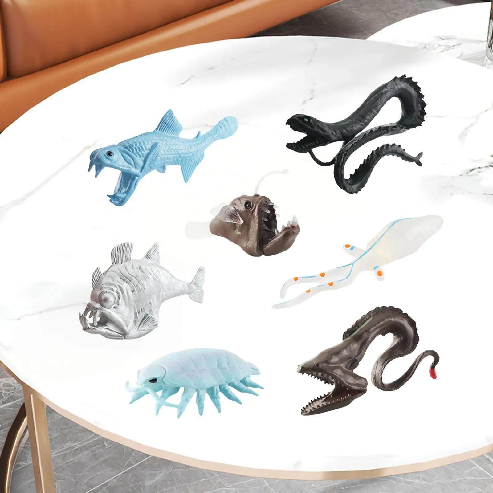 Фигурки животных из глубоководной биологии 7 шт.