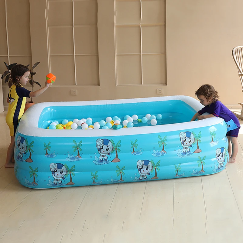 Kids Game Pool Big Size Inflatable Tools Tray Exercise Folding Pool Summer Reusable Piscine Hors Sol Sports Entertainment