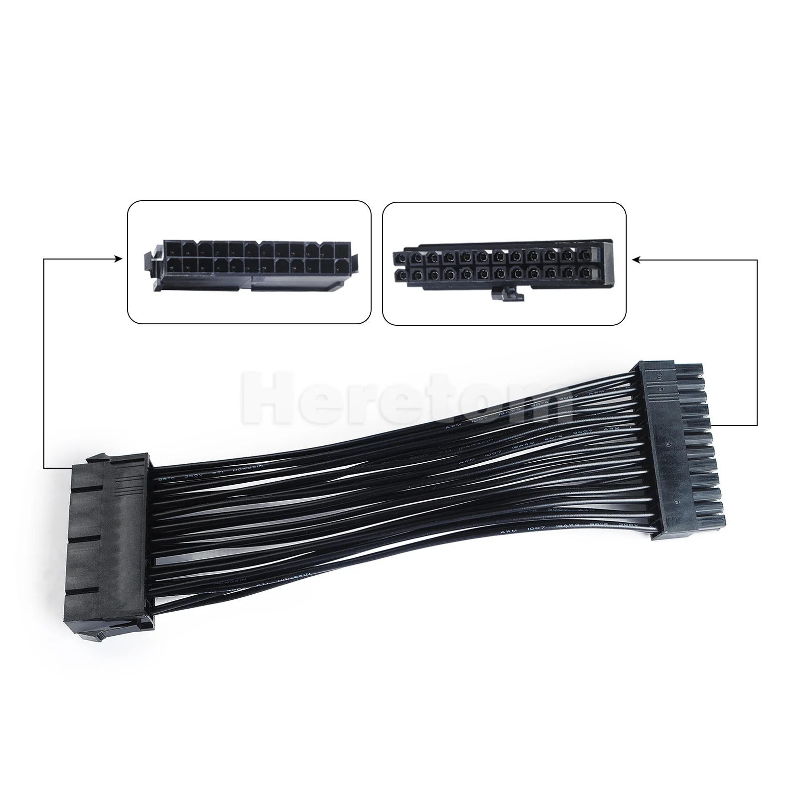 Блок питания ATX PSU Удлинительный кабель 18AWG для HP Z400 24-контактный нестандартный
