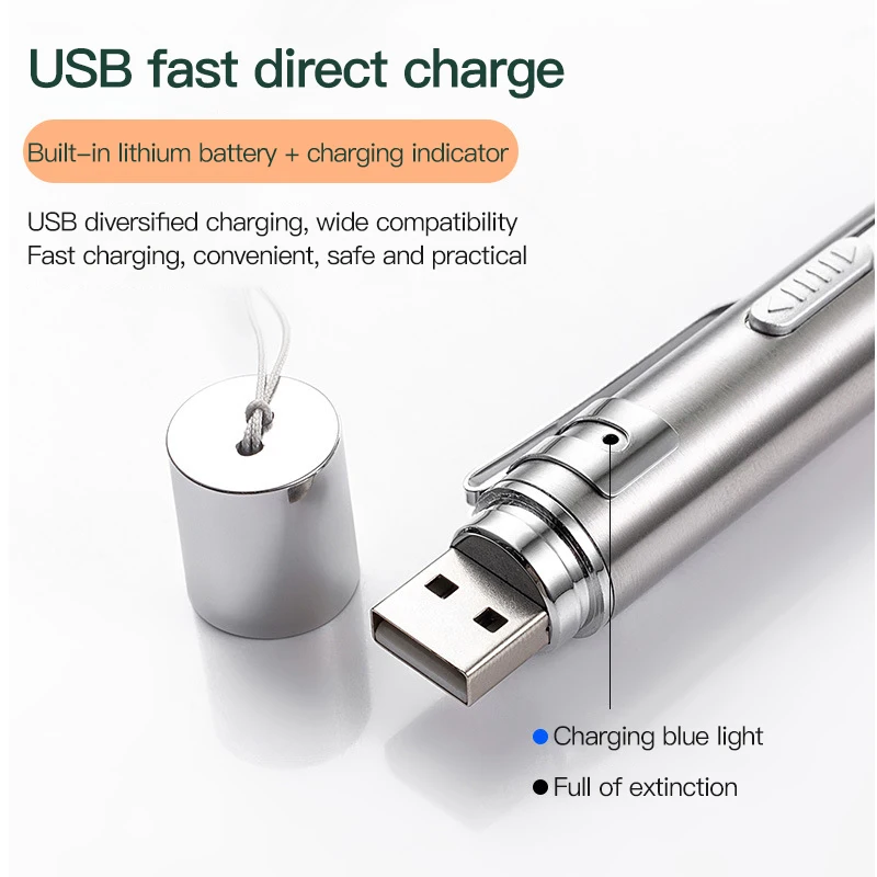 Миниатюрная красная лазерная указка заряжаемая от USB крассветильник я