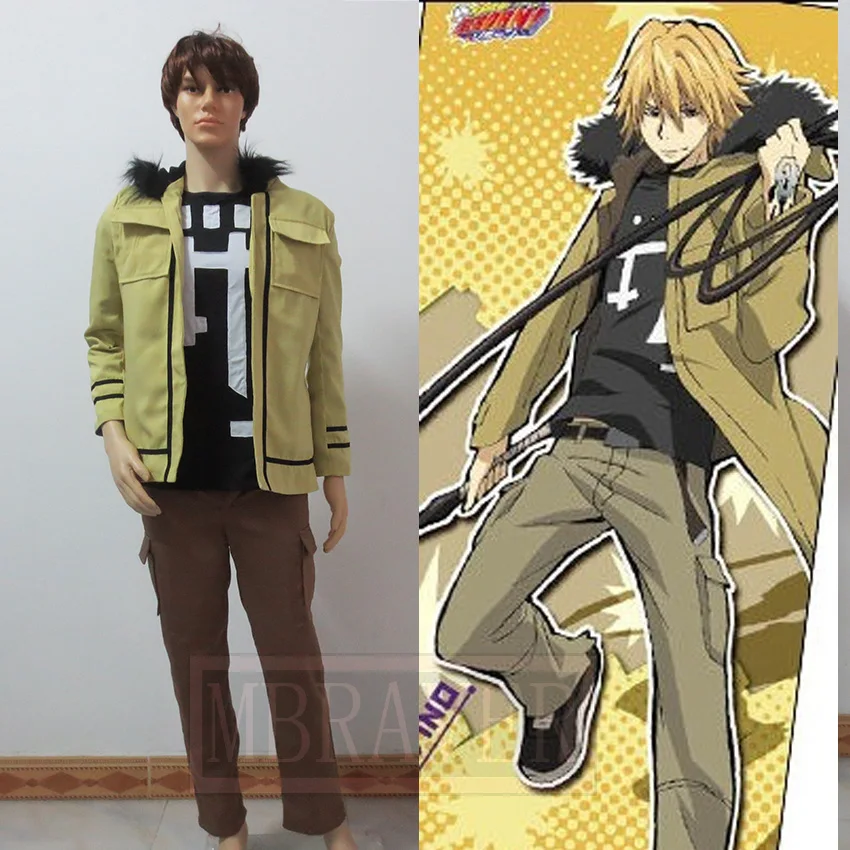 Hitman Reborn Dino Cavallone Косплей Костюм на заказ любой размер