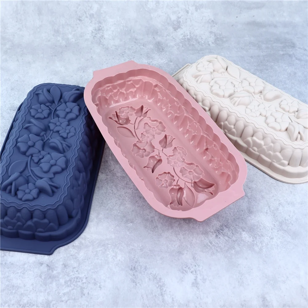 Силиконовая форма в виде тюльпана цветов Листьев лепестков мастики сахара