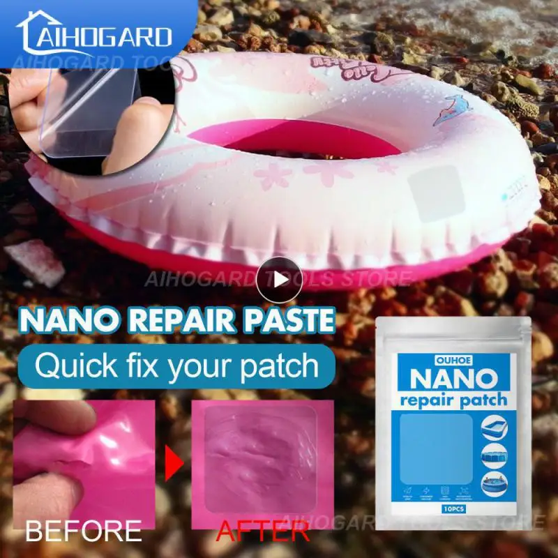 

NANO Repair Patches Quick Fix Your Patch For Inflatable Pools Inflatable Toys Air Beds Tent Raincoat