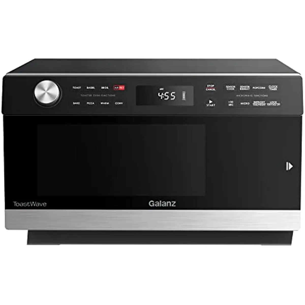 

Galanz GTWHG12S1SA10 4-in-1 ToastWave with TotalFry 360, Convection, Microwave, Toaster Oven, Air Fryer, 1000W,1.2 Cu.Ft