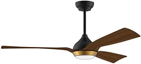 

Silver DC Motor Modern Smart Ceiling Fan with Dimmable LED Light Kit Google Alexa App Remote Control, for Living room/Restaurant
