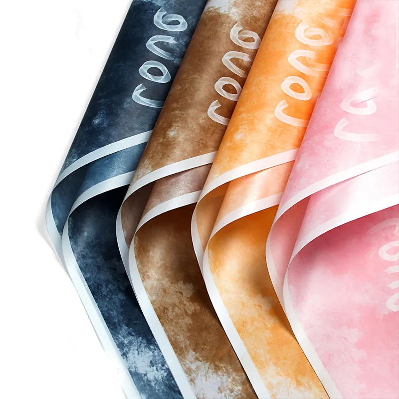 

20PCSUpscale любовь Рендер оберточная бумага цветочный магазин упаковочные материалы Мечта шаблон белый край двусторонняя бумага s 58x58cm