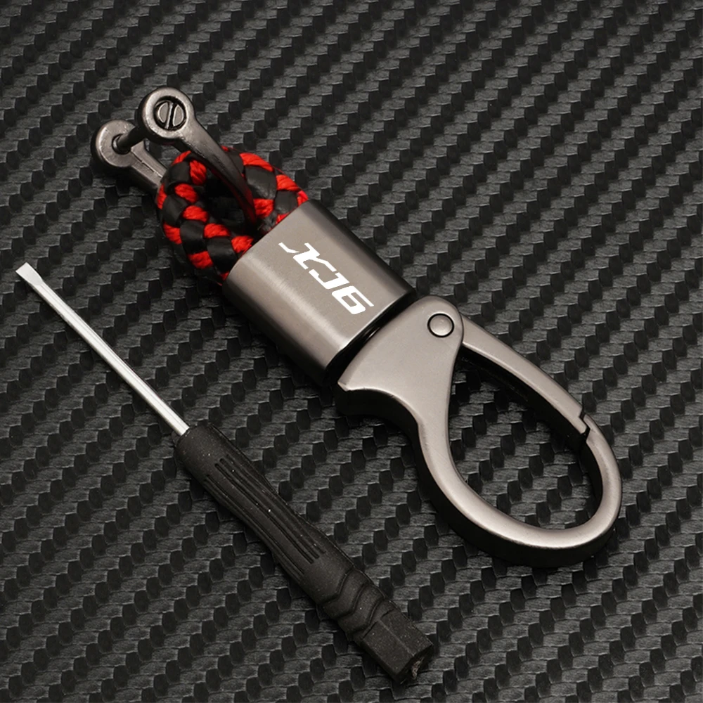 Для Yamaha XJ6 N/XJ6 DIVERSION плетеный веревочный брелок для ключей металлическая цепочка