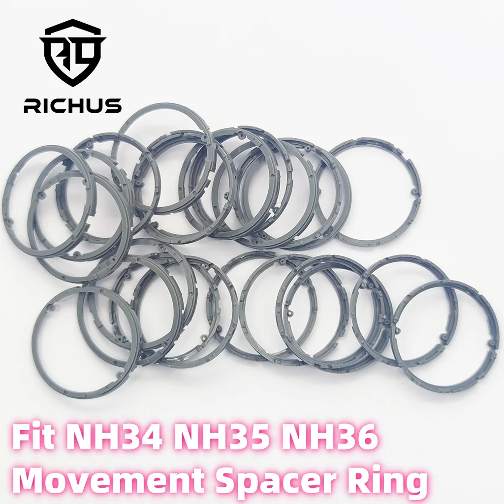 Фото RICHUS NH35 NH36 Проставочное кольцо механизма подходит для NH35 NH36 NH70 NH71 NH72 Держатель механизма часов фиксированный предотвращает ремонтные детали №1