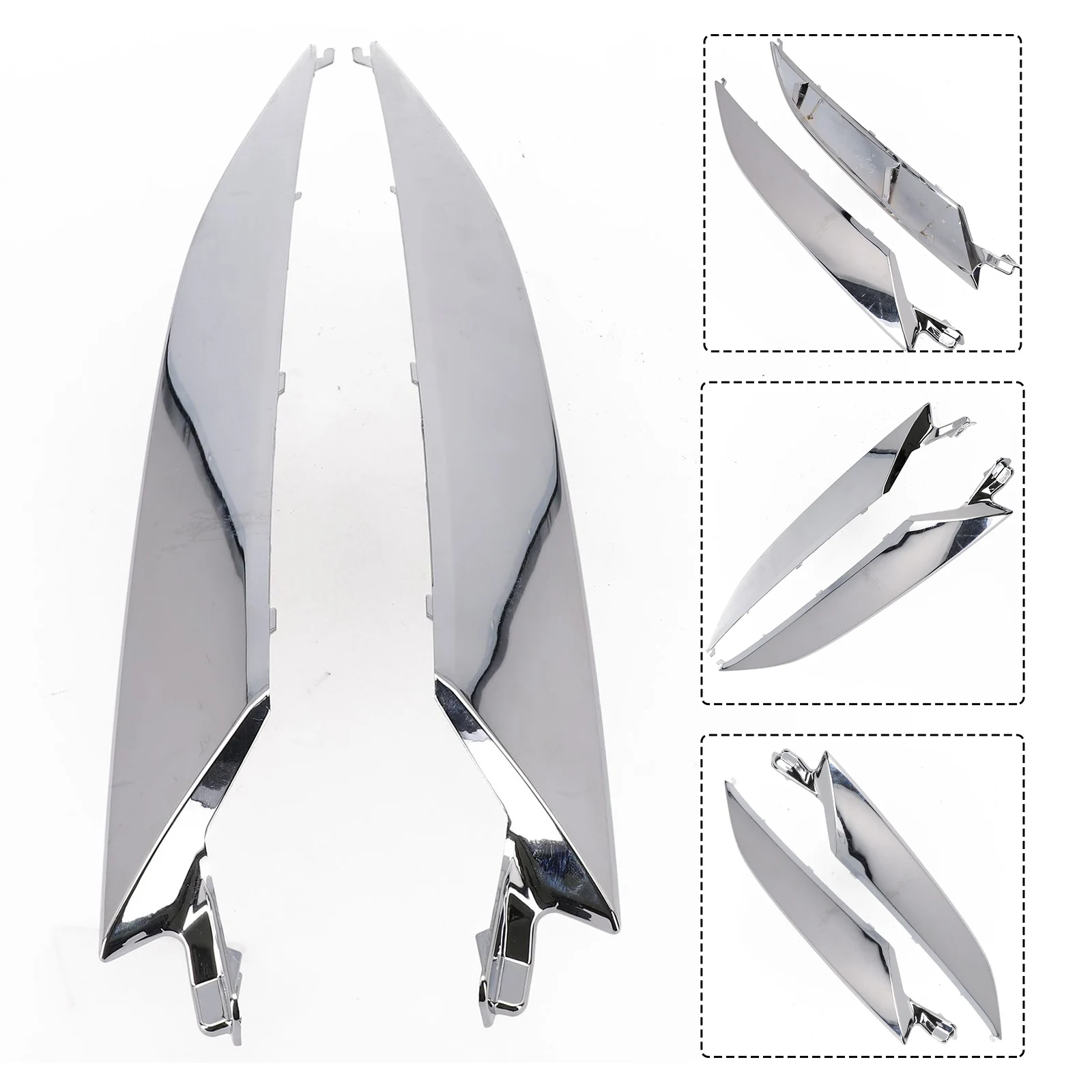 2x хромированная решетка переднего капота автомобиля накладка на фару