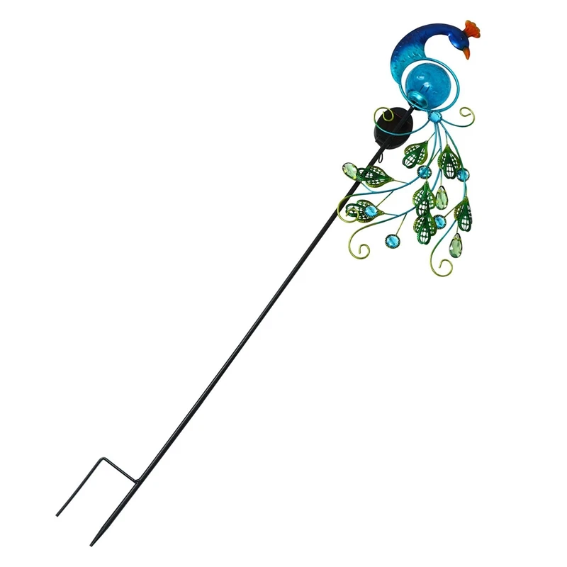 

GTBL Led Solar Garden Lights Metal Waterproof Peacock Solar Stake Light for Outdoor Patio Yard Pathway Solar Lamp Decoration