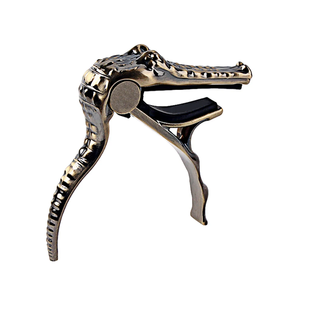 

Crocodile Clamp Guitar Capo Quick Change Clamp Key Acoustic Classic Guitar Capo For Tone Adjusting High Quality