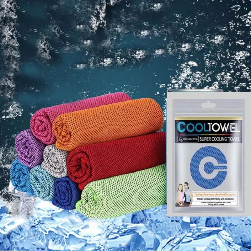 

Quick Drying Microfiber Towels Cooling Gym Sports Soccer Yoga Towel Hiking Towel For Home Water Amusement Orange Green
