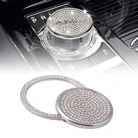 shift knob cover accessories car decor button protective cover crystal decoration retrofit for land rover jaguar xf xe xj f pace