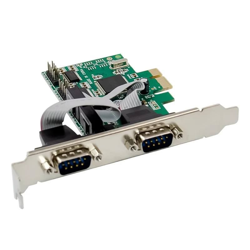 Плата расширения ST310 Pcie X1 CH384L стандартная ШТЫРЬКОВАЯ для порта RS232 COM