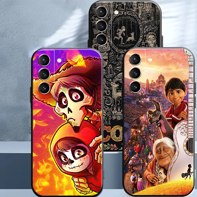 

Disney Coco Miguel Riveras For Samsung Galaxy S22 Ultra S21 S20 FE Plus Ultra 5G Phone Case TPU Cover Full Protection Soft