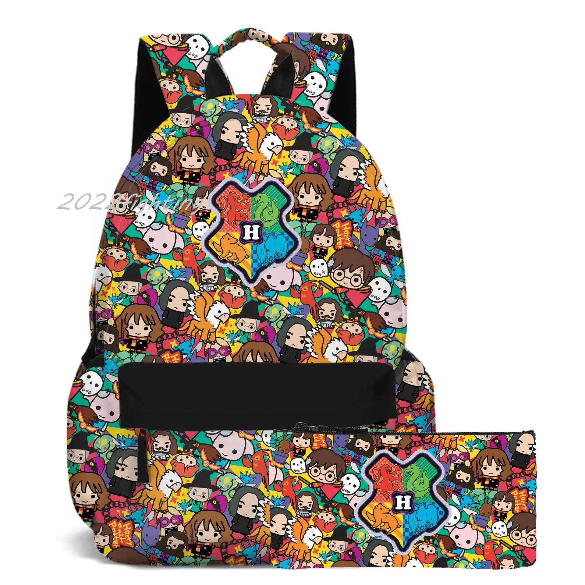 Рюкзак Harries Поттера, школьные ранцы Хогвартса с волшебной принцессой, женские и мужские Волшебные школьные ранцы