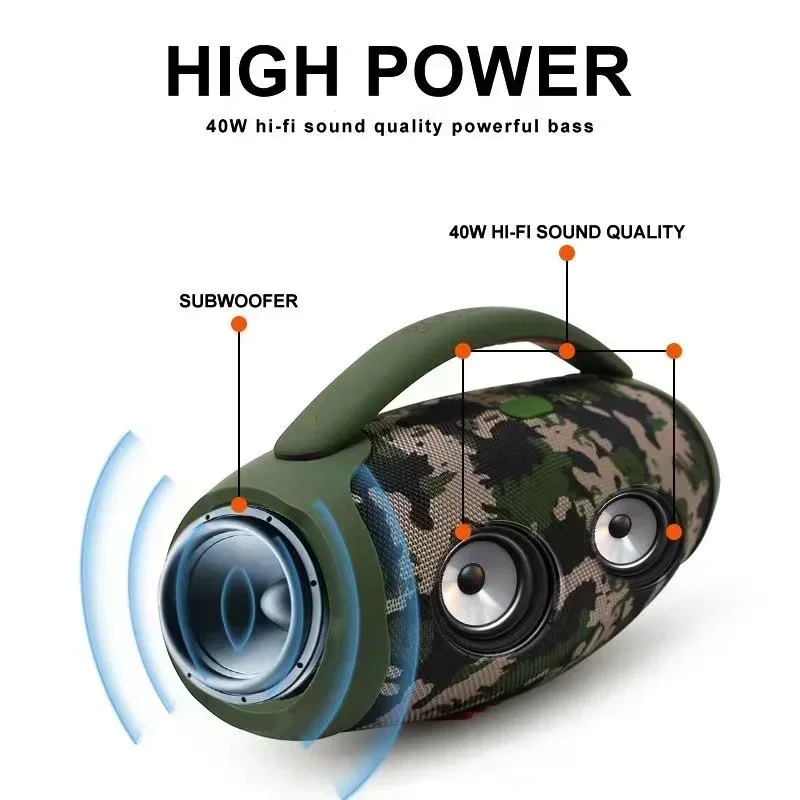 Портативные Bluetooth-колонки высокой мощности 100 Вт
