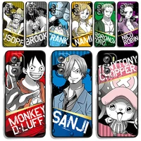 anime one piece fashion poster phone case for xiaomi redmi note 11 10s 10 9t 9s 9 8t 8 7 pro plus max 5g silicone tpu cover