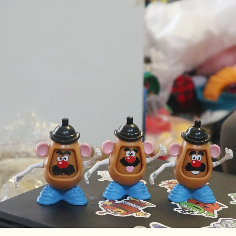 

Toy Story 4 Mr Potato Change Face 3 Expression Changes Head DIY Movable 7cm Doll PVC Model Kids Toys for Boys Christmas Gift