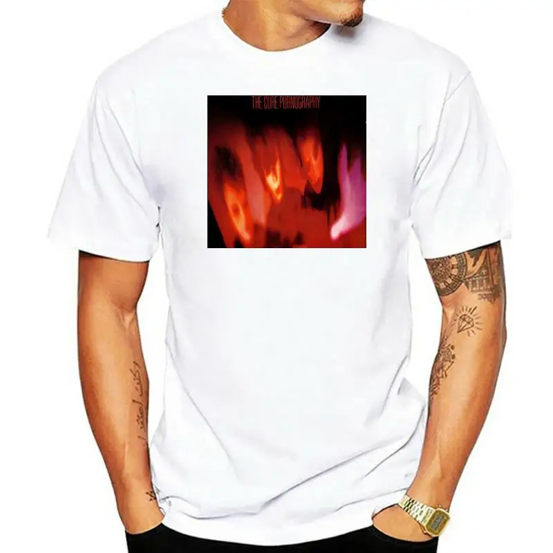 

THE CURE Pornography Cover T SHIRT S-M-L-XL-2XL Новый Официальный товар Bravado
