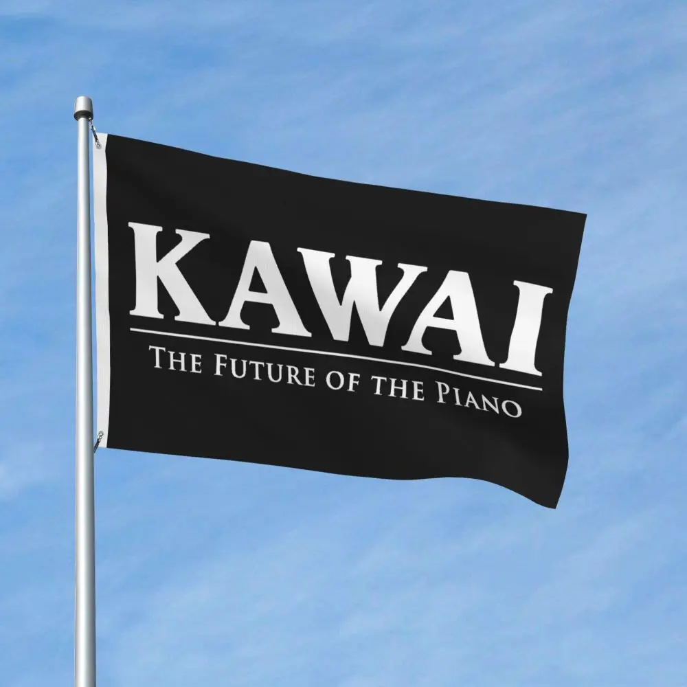 Фото НОВЫЙ двухсторонний баннер KAWAI, флаг Бризе, садовый флаг, декоративный флаг, баннер для вечеринки, 3x5 футов (90x150 см) №2