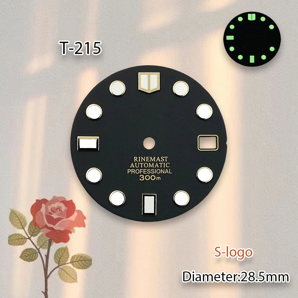 Циферблат с логотипом NH35 S 28 5 мм SUB/SKX007 подходит для механизма NH35/NH36 часов 3/3 8