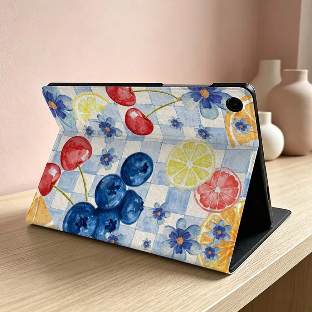 Фото Чехол для планшета Samsung Galaxy Tab S11 S10 S9 S8 S7 S6 A11 A9 A8 A7 Ultra Lite FE Plus с дизайном в виде лимонов, мягкий, с рисунком лимона №2