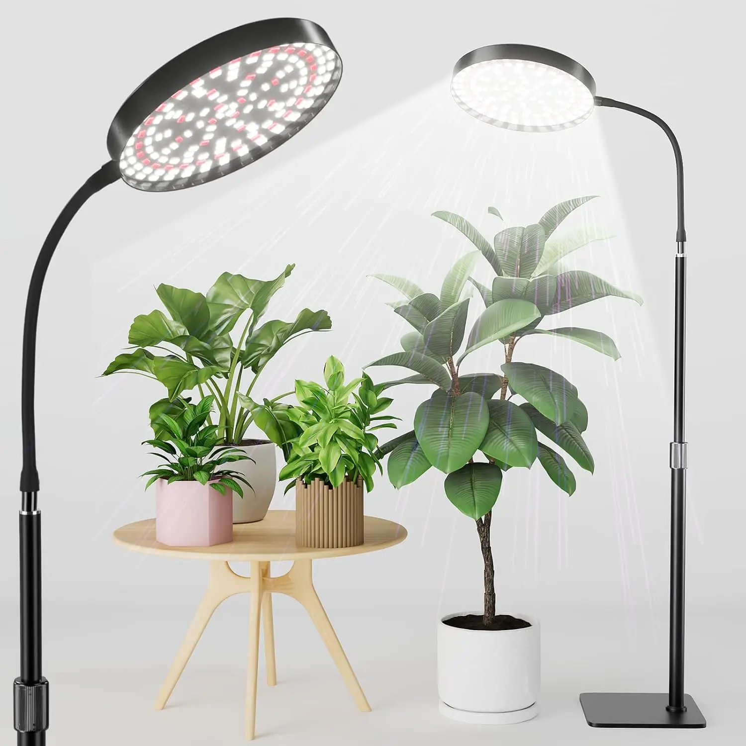 

Led Grow Light Indoor Plants 6000K Full Spectrum Floor Lamp