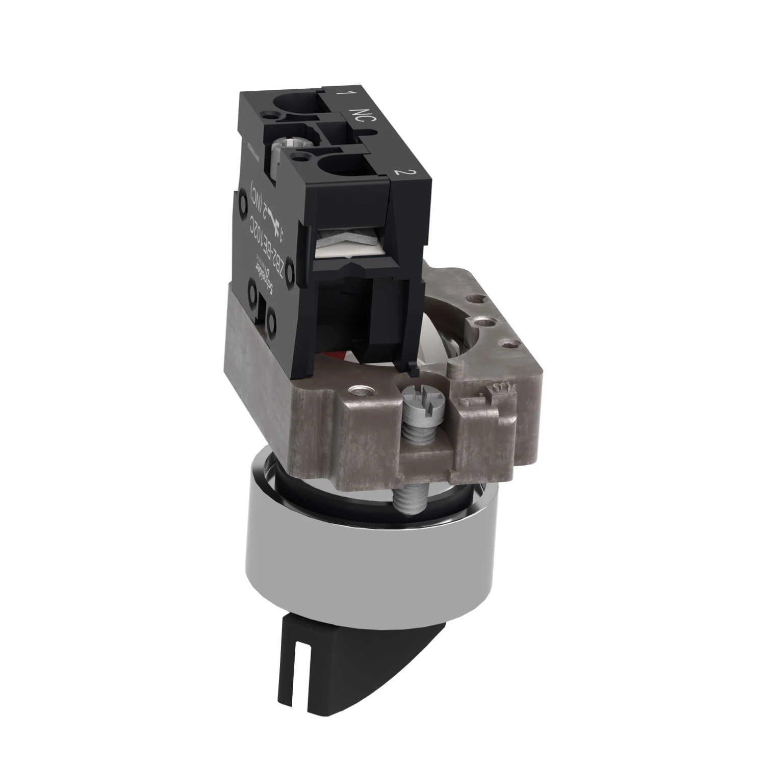 Для Schneider Easy Harmony XB2 XB2BD21C 2-позиционный селекторный переключатель стандартная