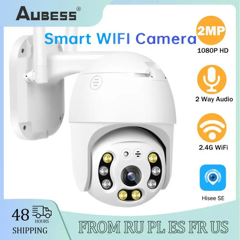 

New 2MP Wireless PTZ Camera HD 1080P Color Night Vision Wifi IP Camera Outdoor H.265 Ai Auto Tracking CCTV Surveillance Cam