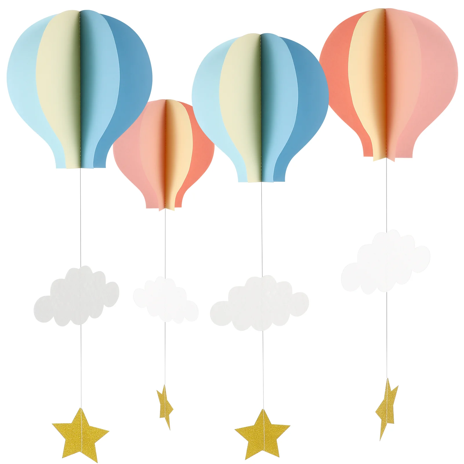 

4pcs Creative Funny Garland Hanging Garland Hanging Decor for Birthday Wedding