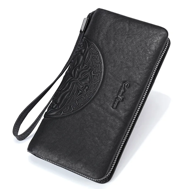 Кошелек мужской из натуральной кожи для ключей от машины модный брендовый