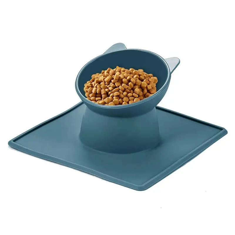 

Raised Cat Food Bowls Orthopedic Cat Bowls Protects Pet's Spine Anti Vomiting Cat Dish For Small Dogs Cat Bowl For
