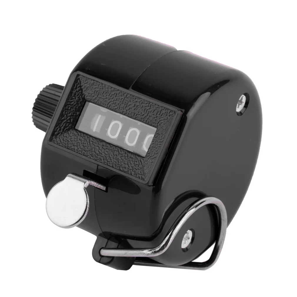 

4-значный портативный удобный пластиковый + металлический Ручной Tally Counter ручной подсчет номера