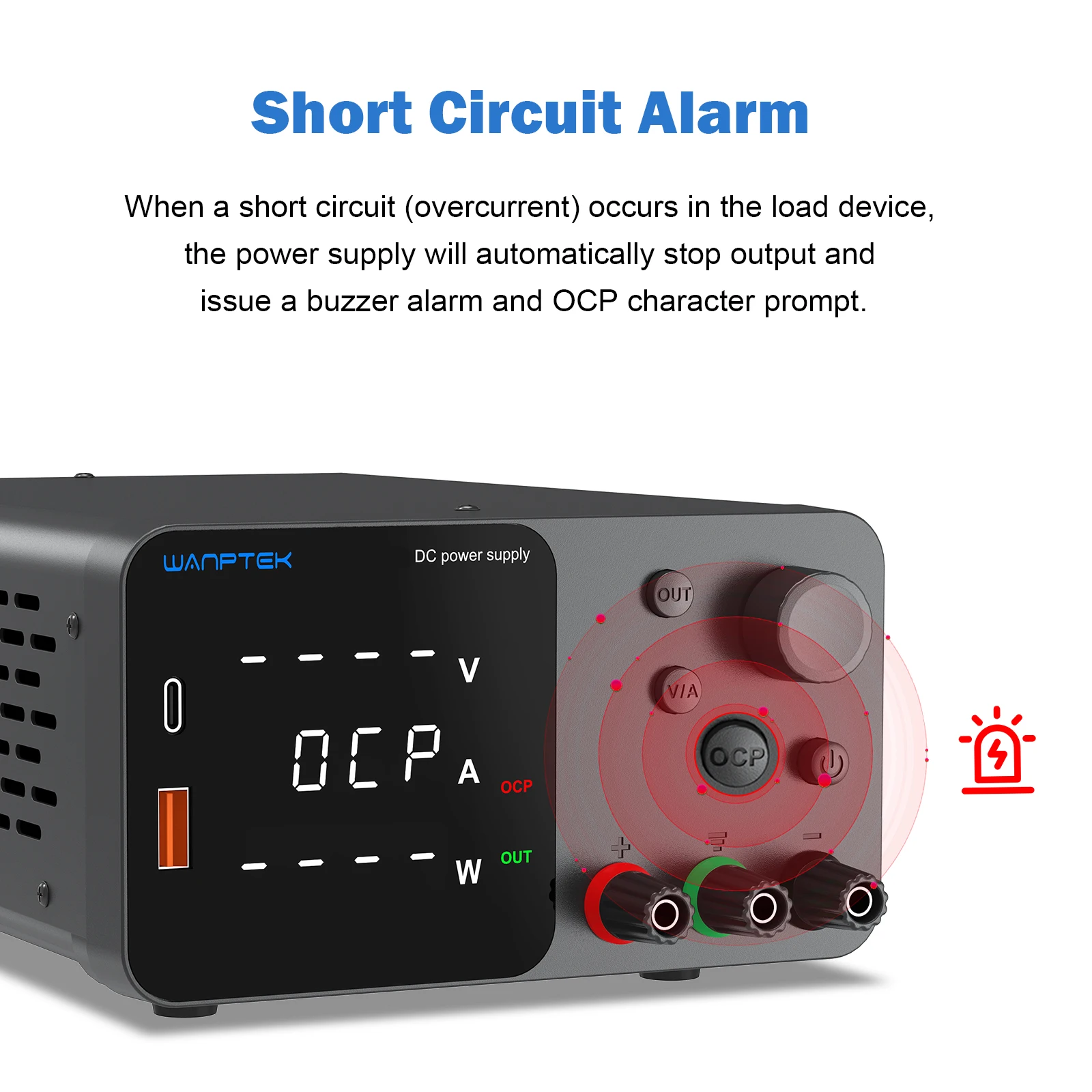 Регулируемый лабораторный настольный источник питания Wanptek 30 в 10 А