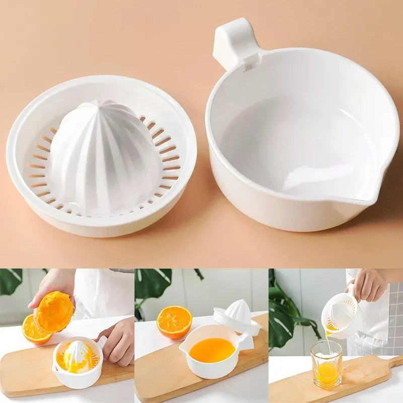 

Kitchen Manual Orange Juicer Lemon Squeezer Plastic Fruit Tool Mini Blender Kitchen Accessories Portable Juicer Blender