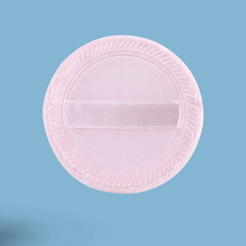 

Puffloose Power Puffs Makeup Setting Soft Face Sponge Round Ribbonwith Womanapplicator Cottonfoundation Pads Compact Velour